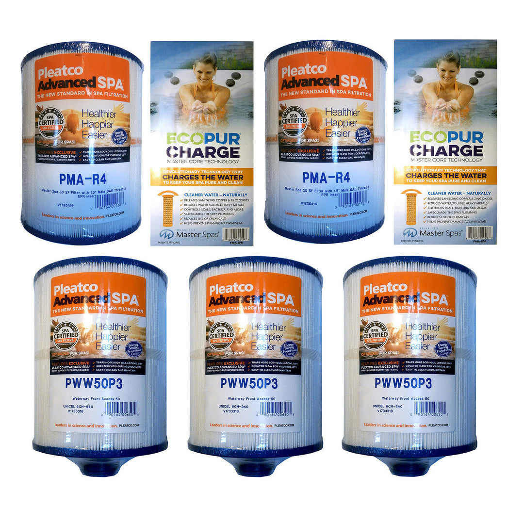 H2X® Challenger 19 & Michael Phelps Momentum Eco Pur Charge Filter Set (7 piece)