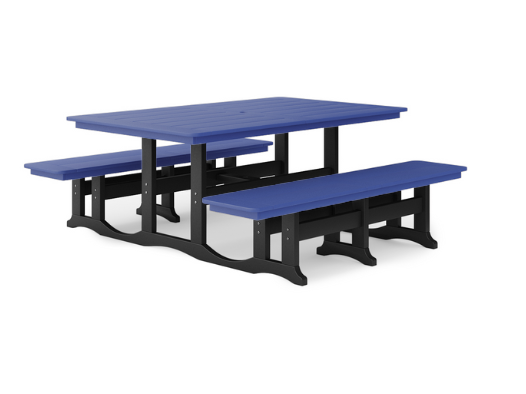 39x72 Picnic Table w/ Bench Dining High