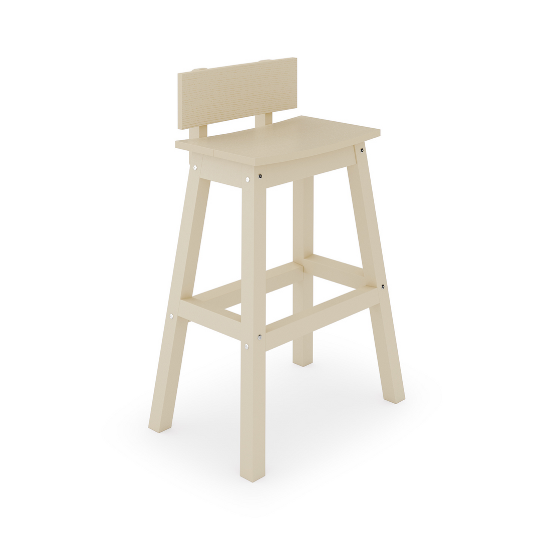 Savannah Saddle Bar Stool w/ Back