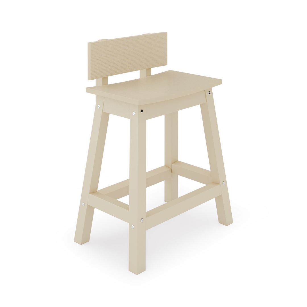 Savannah Saddle Counter Stool w/ Back