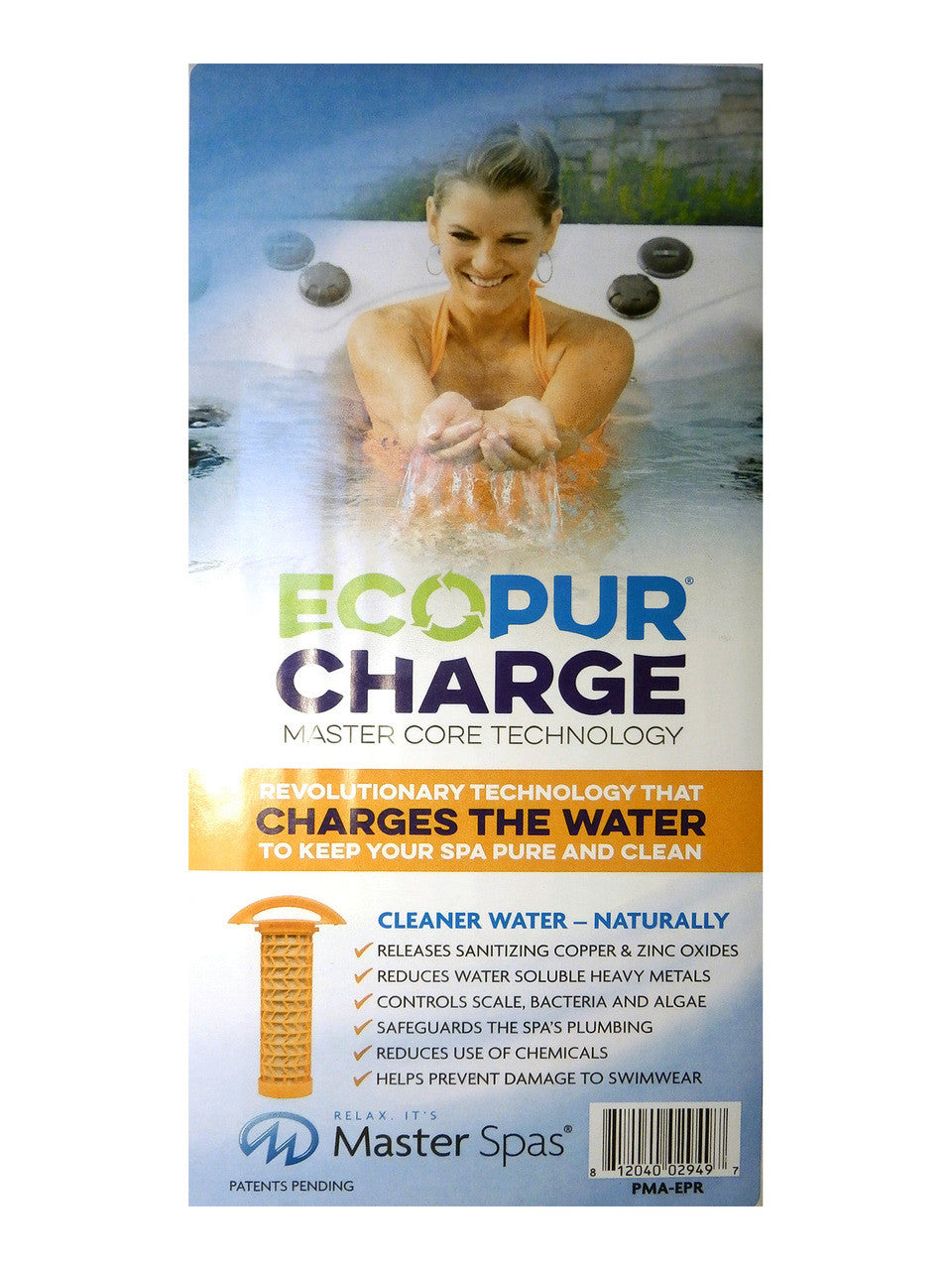 H2X Trainer/Challenger & Michael Phelps Swim Spa Eco Pur Charge Filter Set(4 piece)
