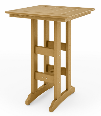 St Simons 33" Square Bar Table