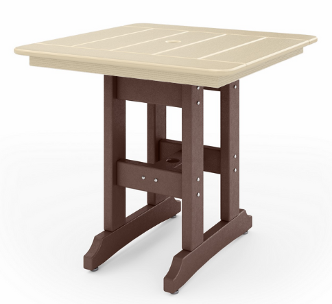 St Simons 33" Square Dining Table