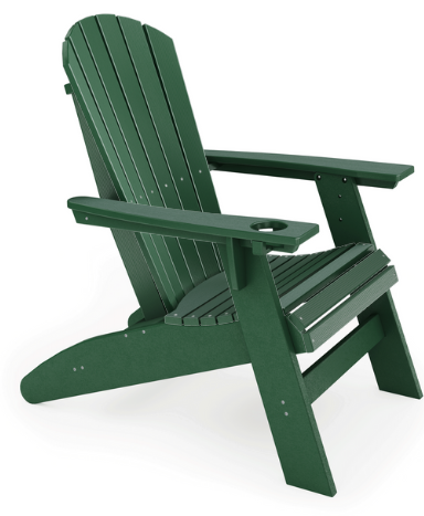 St Simons Curved Back Adirondack Chair w/o Cup Holder