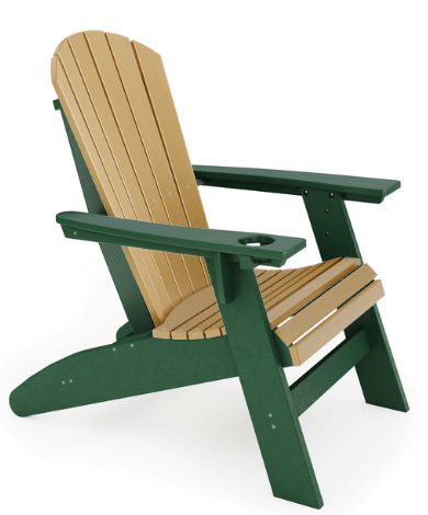 St Simons Curved Back Adirondack Chair w/o Cup Holder