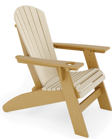 St Simons Curved Back Adirondack Chair w/o Cup Holder