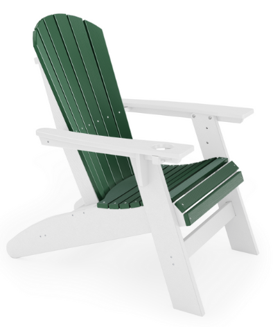 St Simons Curved Back Adirondack Chair w/o Cup Holder