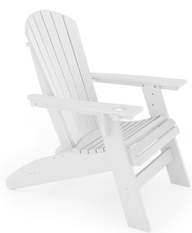 St Simons Curved Back Adirondack Chair w/o Cup Holder