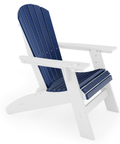 St Simons Curved Back Adirondack Chair w/o Cup Holder