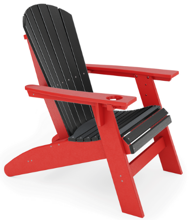 St Simons Curved Back Adirondack Chair w/o Cup Holder