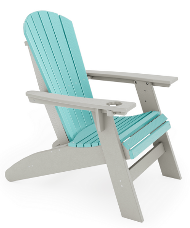St Simons Curved Back Adirondack Chair w/o Cup Holder