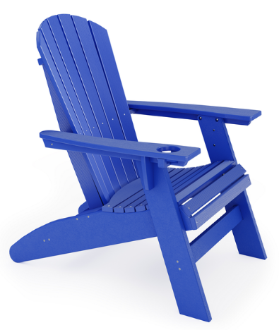 St Simons Curved Back Adirondack Chair w/o Cup Holder