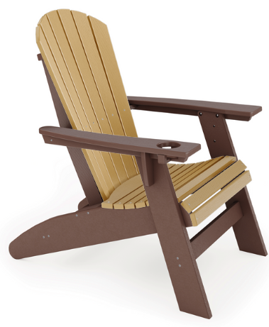 St Simons Curved Back Adirondack Chair w/o Cup Holder