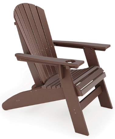 St Simons Curved Back Adirondack Chair w/o Cup Holder