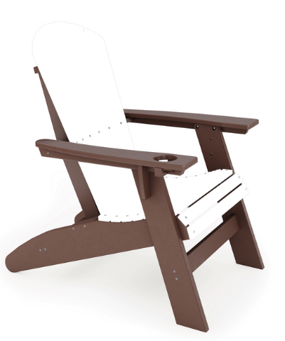 St Simons Curved Back Adirondack Chair w/o Cup Holder