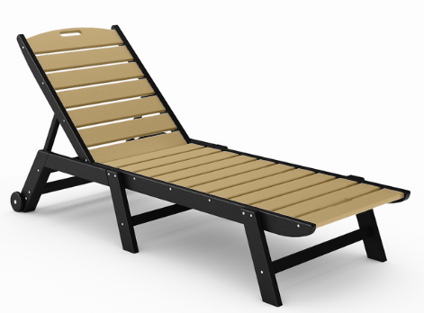 St Simons Flat Chaise Lounge - Armless