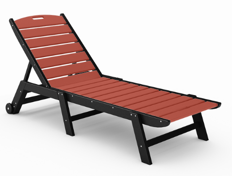 St Simons Flat Chaise Lounge - Armless