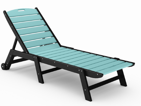 St Simons Flat Chaise Lounge - Armless