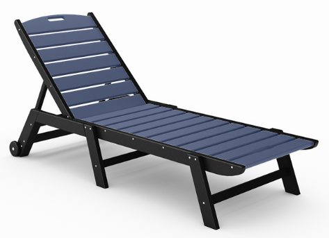 St Simons Flat Chaise Lounge - Armless
