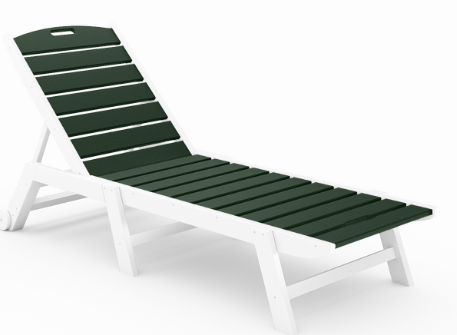 St Simons Flat Chaise Lounge - Armless