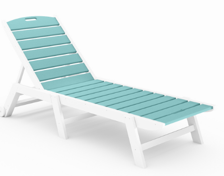 St Simons Flat Chaise Lounge - Armless