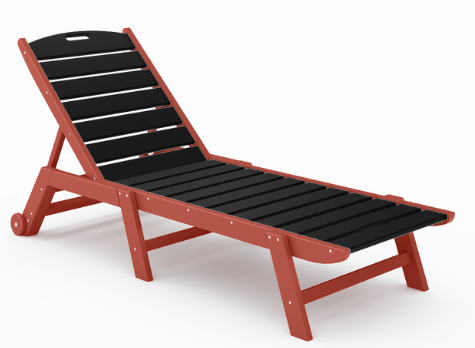 St Simons Flat Chaise Lounge - Armless