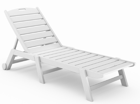 St Simons Flat Chaise Lounge - Armless