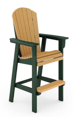 St Simons Fan Back Bar Chair (Premium)