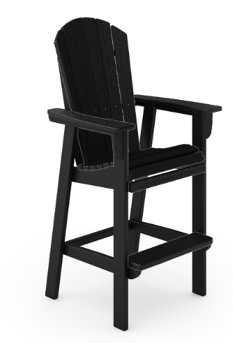 St Simons Fan Back Bar Chair (Premium)