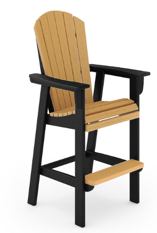 St Simons Fan Back Bar Chair (Premium)