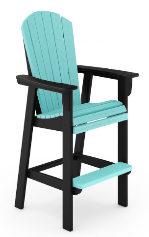 St Simons Fan Back Bar Chair (Premium)