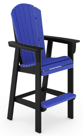 St Simons Fan Back Bar Chair (Premium)