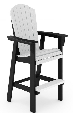 St Simons Fan Back Bar Chair (Premium)