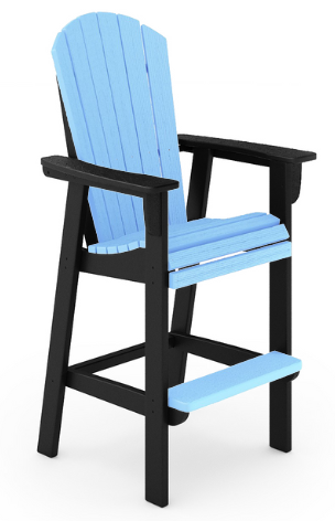 St Simons Fan Back Bar Chair (Premium)
