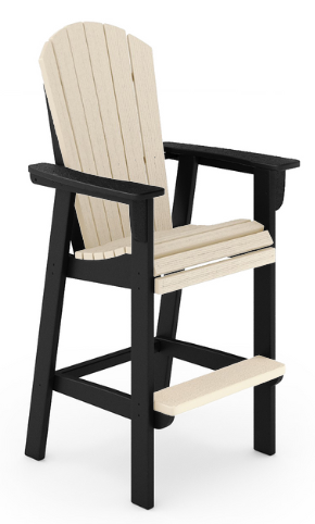 St Simons Fan Back Bar Chair (Premium)