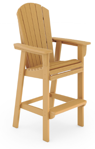 St Simons Fan Back Bar Chair (Premium)