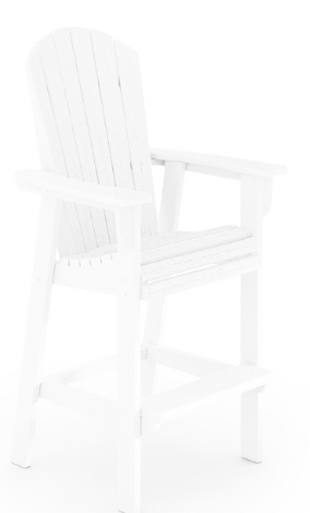 St Simons Fan Back Bar Chair (Premium)