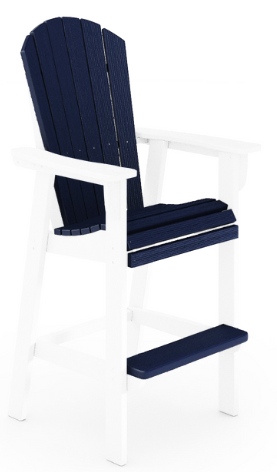 St Simons Fan Back Bar Chair (Premium)