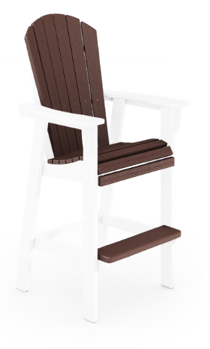 St Simons Fan Back Bar Chair (Premium)