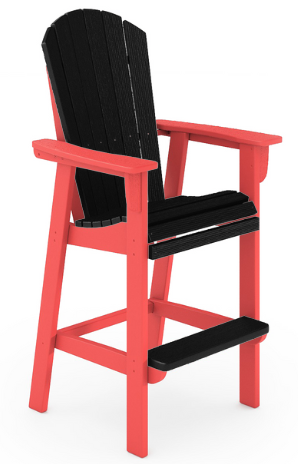 St Simons Fan Back Bar Chair (Premium)