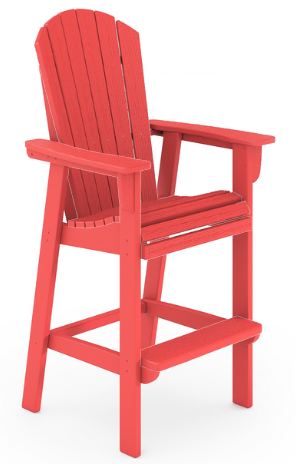 St Simons Fan Back Bar Chair (Premium)