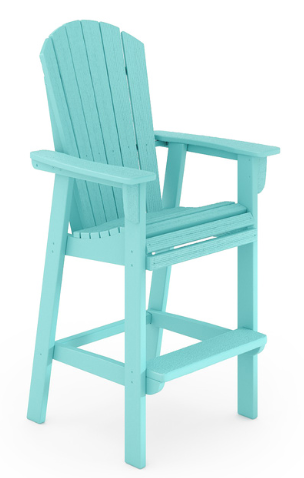 St Simons Fan Back Bar Chair (Premium)
