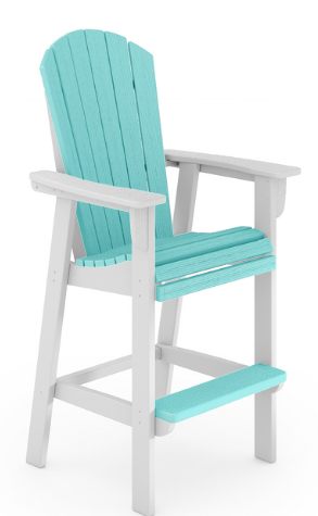 St Simons Fan Back Bar Chair (Premium)