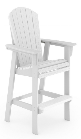St Simons Fan Back Bar Chair (Premium)