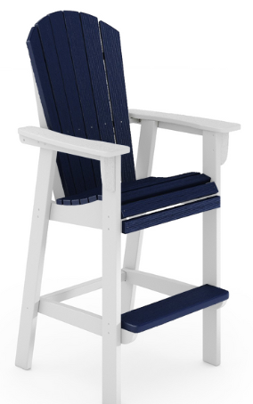 St Simons Fan Back Bar Chair (Premium)