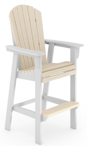St Simons Fan Back Bar Chair (Premium)