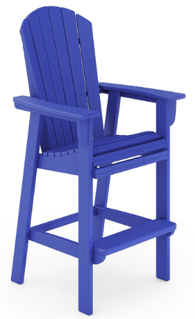 St Simons Fan Back Bar Chair (Premium)