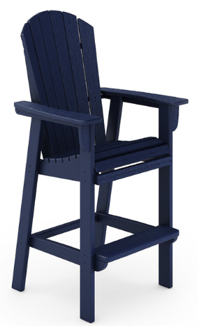 St Simons Fan Back Bar Chair (Premium)