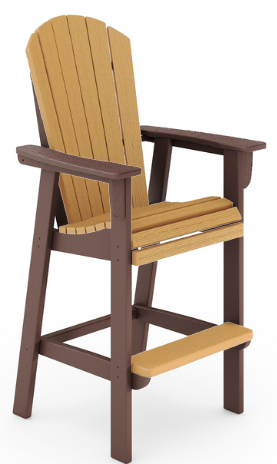 St Simons Fan Back Bar Chair (Premium)
