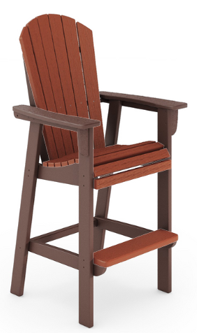 St Simons Fan Back Bar Chair (Premium)